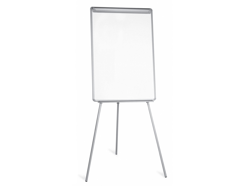 PIZARRA BLANCA Q-CONNECT CON TRIPODE 90X70X195CM PARA CONVENCIONES SUPERFICIE LACADAMAGNETICA ESCRITURA DIRECTA