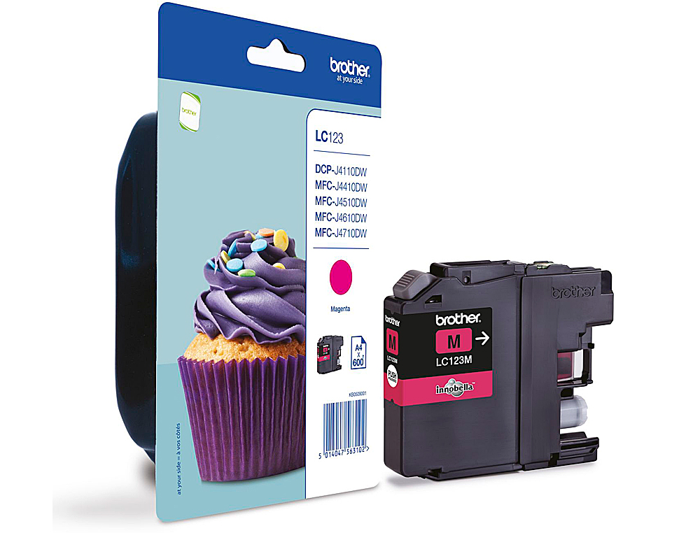 INK-JET BROTHER DCP-J132W/152W /552DW/752DW MFC-J740DW/650DW/870DW MFC-J4410DW/4510DW MAGENTA 600 PAG