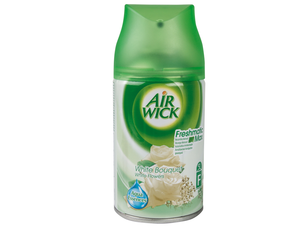 AMBIENTADOR AIR WICK FLORES BLANCAS RECAMBIO DE 250 ML PARA APARATO AIR WICK FRESHMATIK