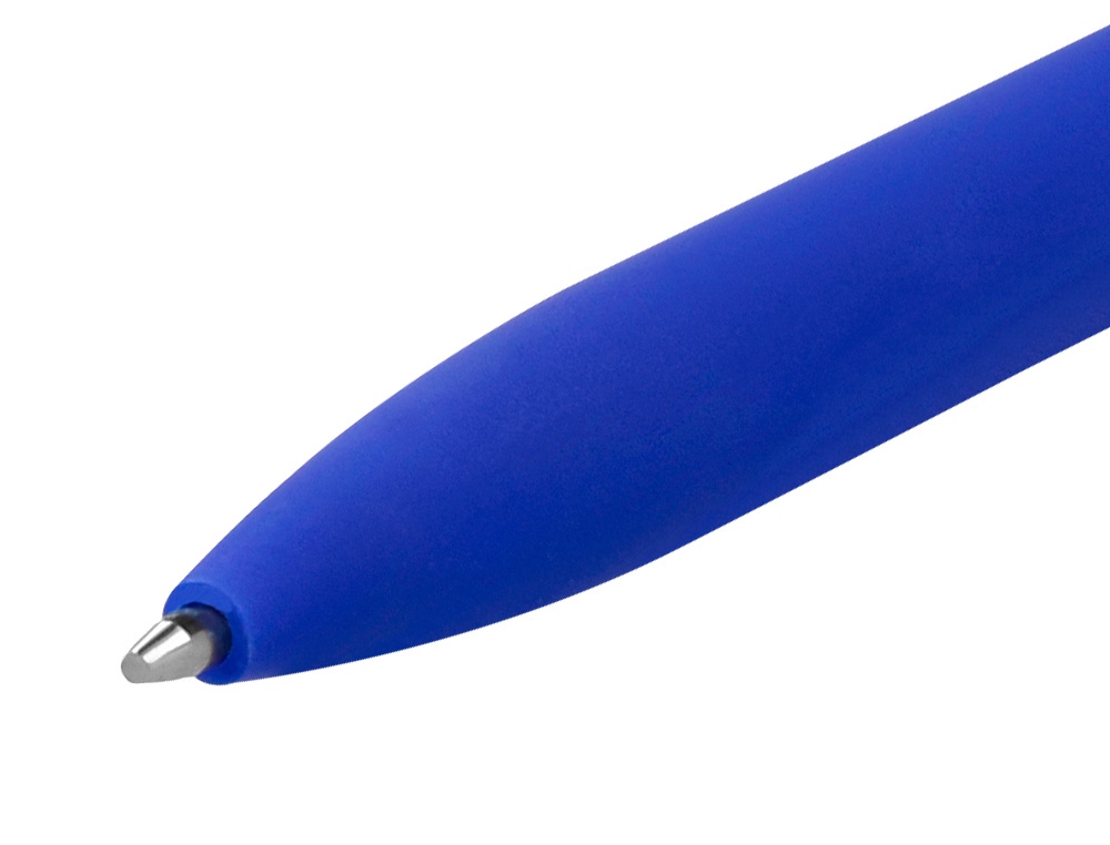 BOLIGRAFO LIDERPAPEL SOFT TOUCH RETRACTIL 1,0 MM TINTA AZUL