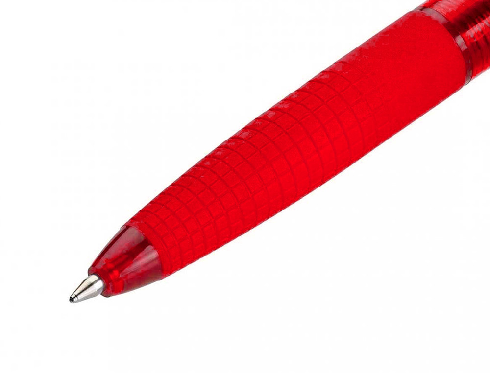 BOLIGRAFO PILOT SUPER GRIP G ROJO RETRACTIL SUJECION DE CAUCHO TINTA BASE DE ACEITE