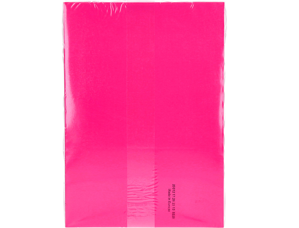 PAPEL COLOR Q-CONNECT DIN A4 80GR ROSA INTENSO PAQUETE DE 500 HOJAS