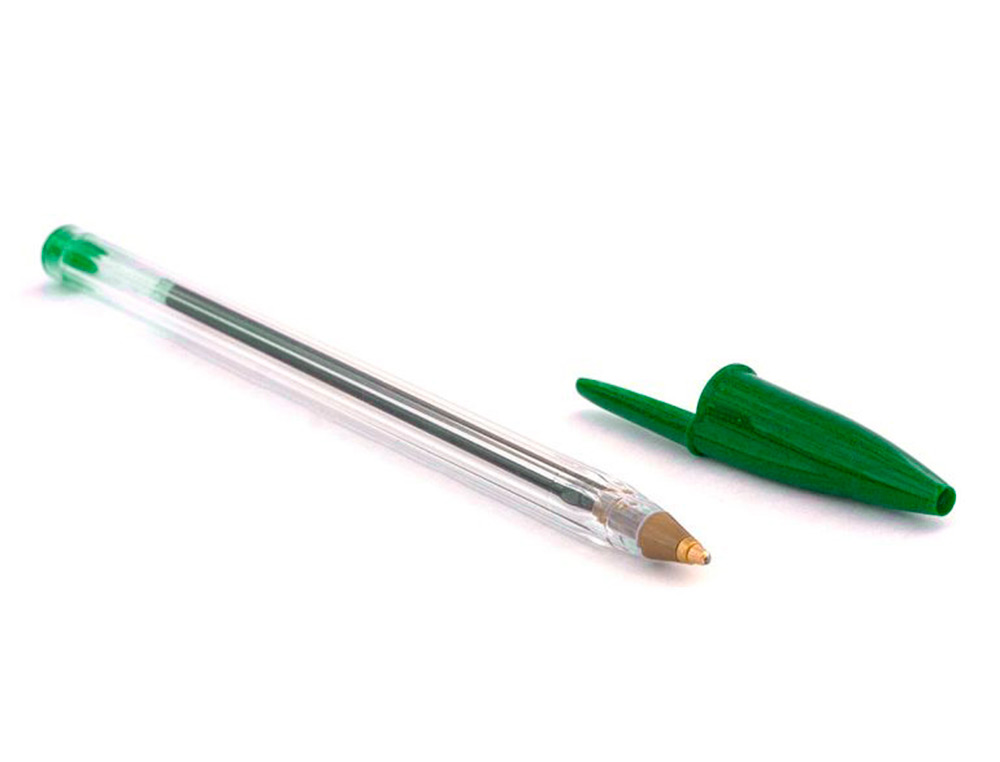 BOLIGRAFO BIC CRISTAL ORIGINAL TINTA VERDE UNIDAD