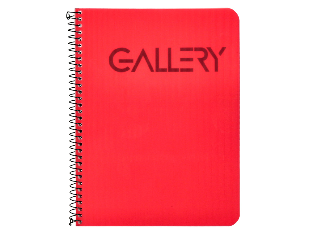 CUADERNO ESPIRAL LIDERPAPEL MICROPERFORADO A5 80H HORIZONTAL 5 COLORES 6 TALADROS GALLERY